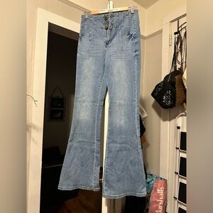 High Waist JEANS from FASHIONNOVA! Brand New! Never been worn. Wide leg